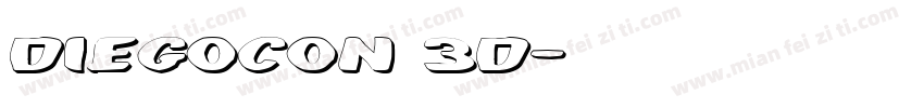 DiegoCon 3D字体转换